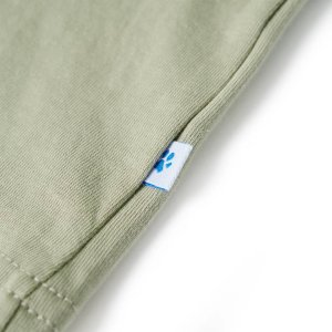 vidaXL Koszulka dziecięca z krótkimi rękawami, jasne khaki, 128 6