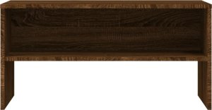 vidaXL Szafka pod telewizor, brązowy dąb, 80x40x40 cm 4