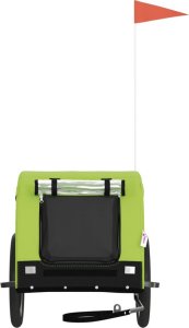 vidaXL Przyczepka rowerowa dla zwierząt, tkanina Oxford i żelazo 3