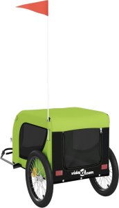 vidaXL Przyczepka rowerowa dla zwierząt, tkanina Oxford i żelazo 7