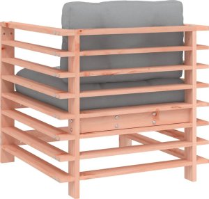 vidaXL Fotele ogrodowe z poduszkami, 2 szt., lite drewno daglezjowe 6