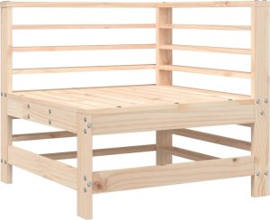 vidaXL Siedzisko narożne z poduszkami, lite drewno sosnowe 6