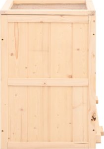 vidaXL Klatka dla chomika, 81x40x60 cm, lite drewno jodłowe 5