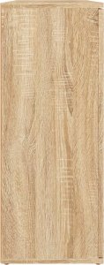 vidaXL Szafka, dąb sonoma, 91x29,5x75 cm 7