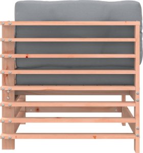 vidaXL Siedzisko narożne z poduszkami, lite drewno daglezjowe 4