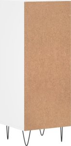 vidaXL Szafka, biała, 34,5x34x90 cm, materiał drewnopochodny 8