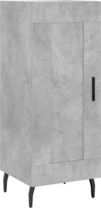 vidaXL Szafka, szarość betonu, 34,5x34x90 cm 2