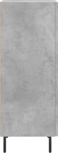 vidaXL Szafka, szarość betonu, 34,5x34x90 cm 7