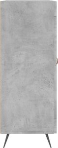 vidaXL Szafka, szarość betonu, 69,5x34x90 cm 7
