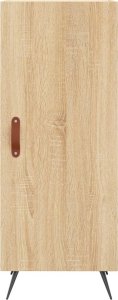 vidaXL Szafka, dąb sonoma, 34,5x34x90 cm 6