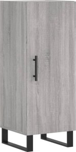 vidaXL Szafka, szary dąb sonoma, 34,5x34x90 cm 2