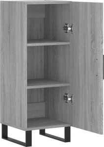vidaXL Szafka, szary dąb sonoma, 34,5x34x90 cm 5