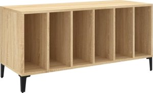 vidaXL Szafka na płyty, dąb sonoma, 100x38x48 cm 2