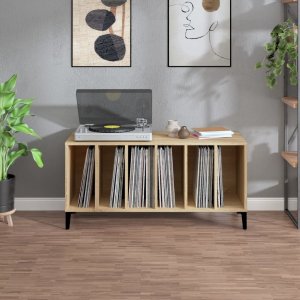 vidaXL Szafka na płyty, dąb sonoma, 100x38x48 cm 3