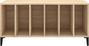vidaXL Szafka na płyty, dąb sonoma, 100x38x48 cm 5