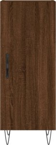 vidaXL Szafka, brązowy dąb, 34,5x34x90 cm 5