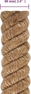 vidaXL Sznur jutowy, 5 m długości, 60 mm grubości 6