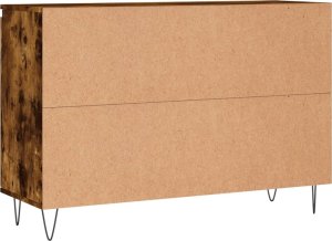 vidaXL Szafka, przydymiony dąb, 104x35x70 cm 8