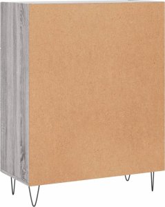 vidaXL Szafka, szary dąb sonoma, 69,5x34x90cm, materiał drewnopochodny 8