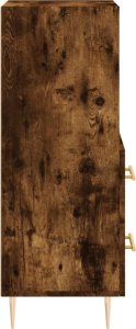 vidaXL Szafka, przydymiony dąb, 34,5x34x90 cm 7
