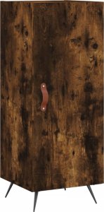 vidaXL Szafka, przydymiony dąb, 34,5x34x90 cm 2