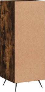 vidaXL Szafka, przydymiony dąb, 34,5x34x90 cm 8