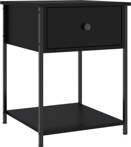 vidaXL Stoliki nocne, 2 szt., czarne, 44x45x58 cm 3