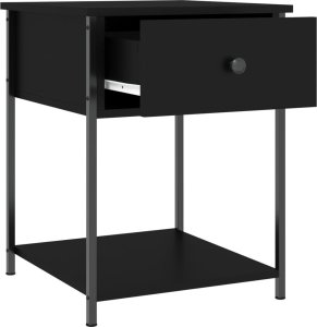 vidaXL Stoliki nocne, 2 szt., czarne, 44x45x58 cm 6