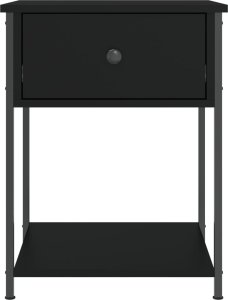 vidaXL Stoliki nocne, 2 szt., czarne, 44x45x58 cm 7