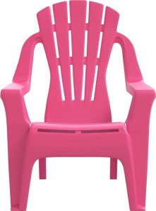 vidaXL Krzesła ogrodowe dla dzieci, 2 szt., różowe, 37x34x44 cm, PP 4