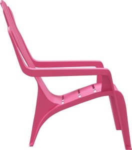 vidaXL Krzesła ogrodowe dla dzieci, 2 szt., różowe, 37x34x44 cm, PP 5