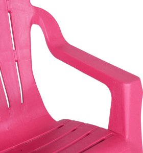 vidaXL Krzesła ogrodowe dla dzieci, 2 szt., różowe, 37x34x44 cm, PP 7