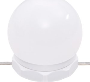vidaXL Toaletka z oświetleniem LED, przydymiony dąb, 96x40x142 cm 9
