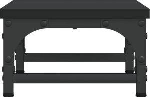 vidaXL Podstawka pod monitor, czarna, 37x23x14 cm 5