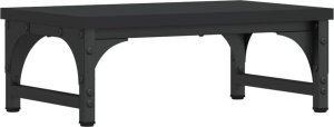 vidaXL Podstawka pod monitor, czarna, 37x23x14 cm 6