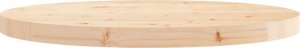 vidaXL Blat do stołu, okrągły, 60x3 cm, lite drewno sosnowe 3