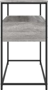 vidaXL Stolik konsolowy, szary dąb sonoma, 100x40x75 cm 7