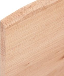 vidaXL Blat do łazienki, jasnobrązowy, 60x30x2 cm, lite drewno 5