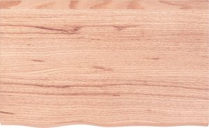 vidaXL Blat do łazienki, jasnobrązowy, 80x50x(2-4) cm, lite drewno 3