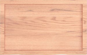 vidaXL Blat do łazienki, jasnobrązowy, 80x50x(2-4) cm, lite drewno 4
