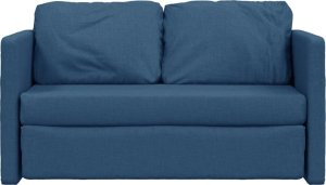 vidaXL Sofa podłogowa 2-w-1, niebieska, 112x174x55 cm, tkanina 5