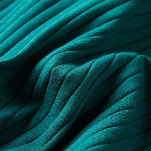 vidaXL Koszulka dziecięca z długimi rękawami, prążkowana, ciemnozielona, 128 7