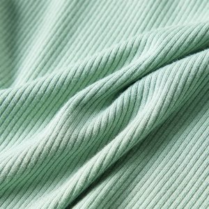 vidaXL Koszulka dziecięca z długimi rękawami i półgolfem, ciemna mięta, 128 7