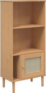 vidaXL Regał SENJA brązowy 60x35x130 cm sosnowy 2