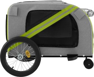 vidaXL Przyczepka rowerowa dla zwierząt, tkanina Oxford i żelazo 7