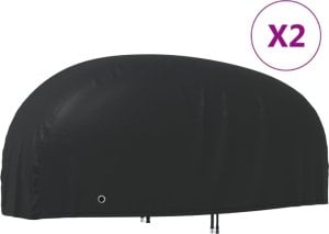 vidaXL Pokrowce na motocykl, 2 szt., 245x105x125 cm, tkanina Oxford 1