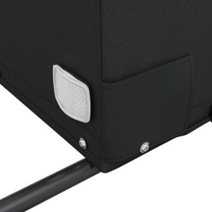 vidaXL Przyczepka rowerowa, czarno-zielona, 45 kg, żelazo 10