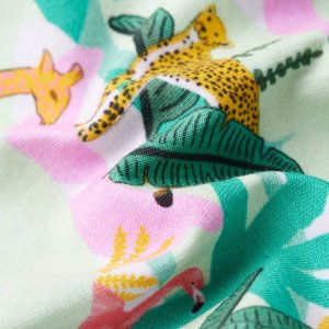 vidaXL Szorty dziecięce ze sznurkiem, jasna mięta, 92 7