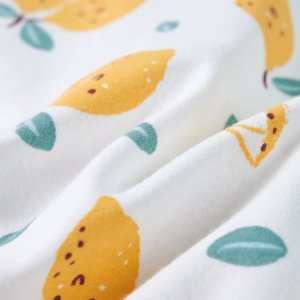 vidaXL Koszulka dziecięca z wiązaniem, ecru, 92 7