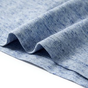 vidaXL Koszulka dziecięca z krótkimi rękawami, niebieski melanż, 140 6